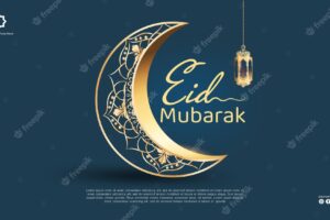 Eid mubarak and eid ulfitr social media banner template