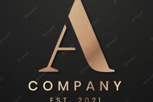 Elegant business logo  with a letter design