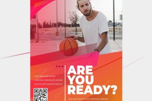 Flyer template for sports activity