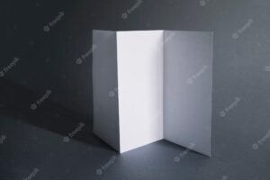 Folded paper presentation concept