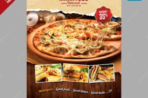 Food flyer promotion for restaurant