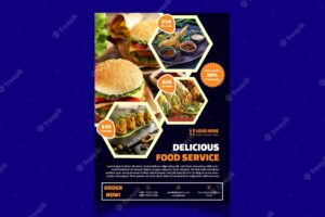 Food and restaurant business flyer design