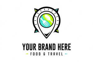 Food and travel logo place holder