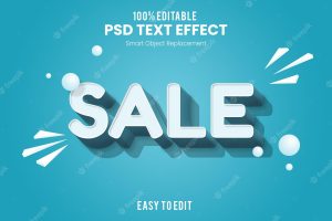 Fun design 3d text effect