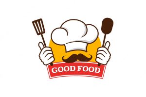 Good food logo template