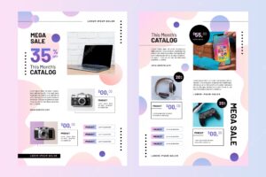 Gradient  product catalog brochure template