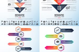 Graph web abstract report background infographic