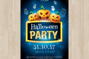 Halloween party poster
