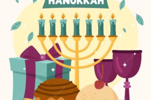 Hand drawn hanukkah