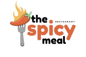 Hand drawn spicy logo design