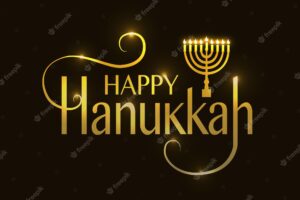 Hand sketched happy hanukkah logotype, badge and icon typography. hand drawn happy hanukkah logo template. happy hanukkah card template. happy hanukkah banner, flyer