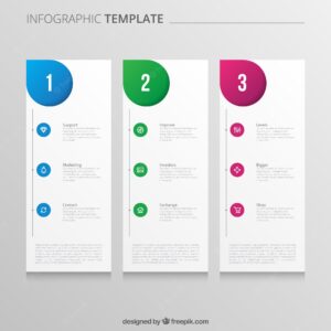 Infographic banners template