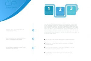 Infographic design vector template can be used for busines marketing with image area