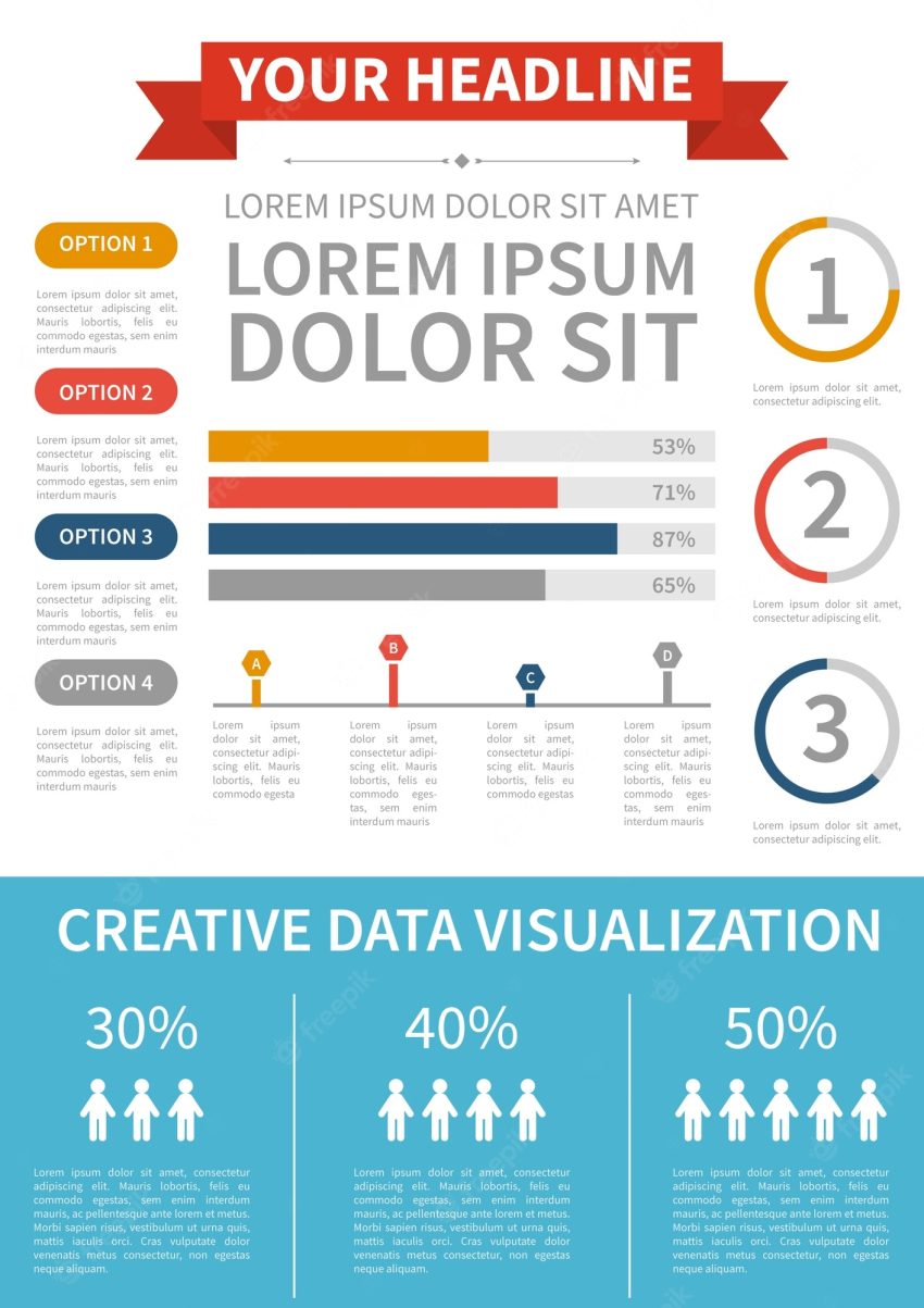 Infographic flyer template
