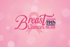 International day against breast cancer awareness month background