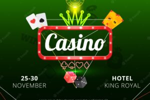 Invitation poster to hotel king royal casino