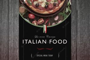 Italian food poster