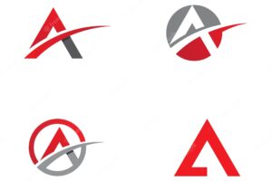 A letter logo business