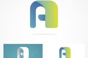 Letter a logo design