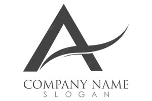 Letter a logo template vector icon design