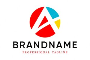 Letter a premium logo designs template