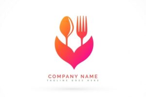 Logo for an organic restaurant