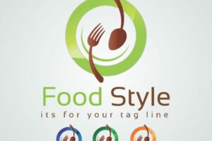 Logo for an organic restaurant