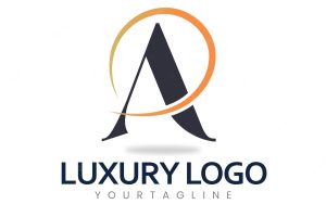 Luxury logo a letter logo creative letter logo
