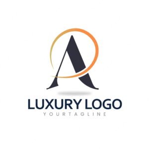 Luxury logo a letter logo creative letter logo