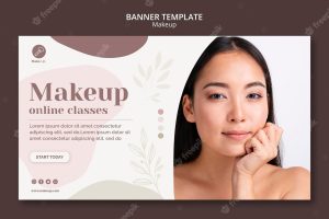Make-up concept banner template
