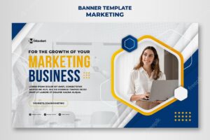 Marketing business banner template