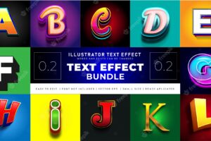 Modern text effect bundle 2