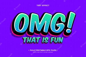 Omg that is fun text effect