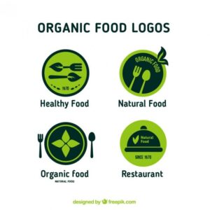 Organic food logos