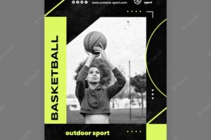 Outdoor sport poster template