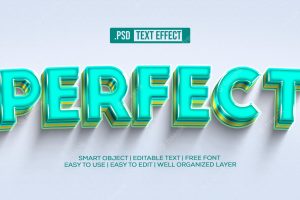 Perfect text style effect