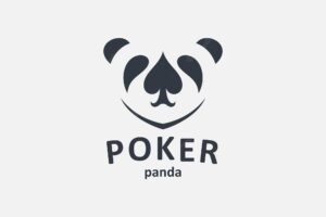 Poker panda logo design