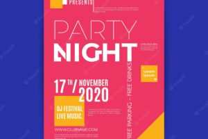 Programming event flyer template