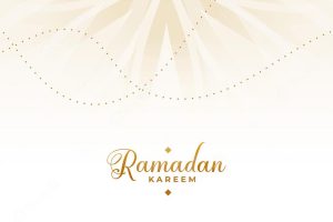 Ramadan kareem arabic golden banner