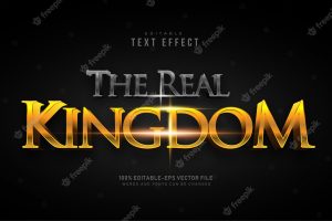 The real kingdom text effect