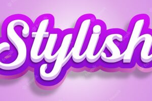 Realistic editable 3d text effect or graphic style with vector