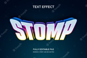 Realistic gamer text effect