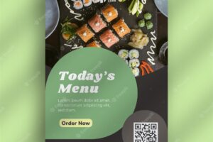 Restaurant flyer template