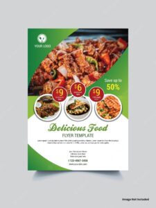 Restaurant flyer template