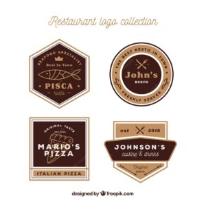 Restaurant logo collection