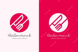 Restaurant logo design concept