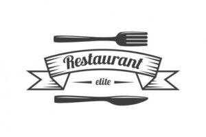Restaurant logo template