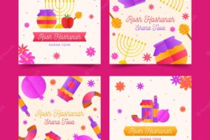 Rosh hashanah card collection