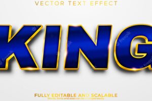 Royal text effect editable elegant bold text style