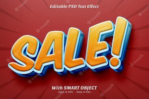 Sale text style effect